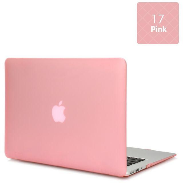 Generic Laptop Case For Apple Macbook Mac Book Air Pro Retina New Touch Bar 11 12 13 15 Inch Matte Hard Laptop Cover Case 13.3 Bag Shell( Model A1708)(Matte Pink)