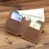 Fashion 9.5x11cm Minimalist Retro Leather Men Wallet Made Of Crazy Horse Leather