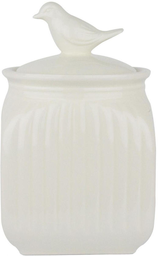 Top Trend  Stoneware Pot keeper Food ,White  TTP-090