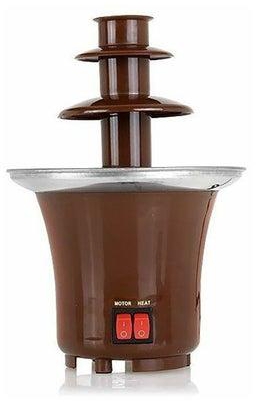 Mini Chocolate Fountain SH-0626 Brown/Silver/Red