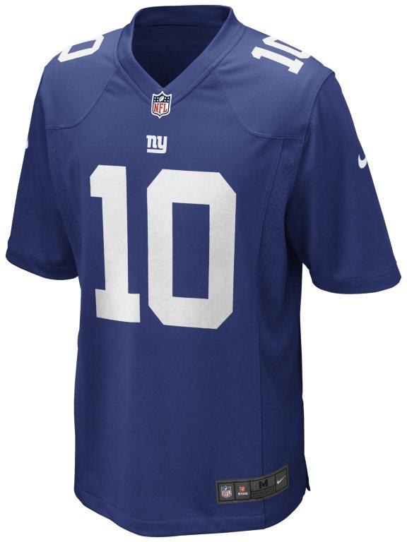 NFL New York Giants (Eli Manning) Men's American Football Home Game Jersey - Blue