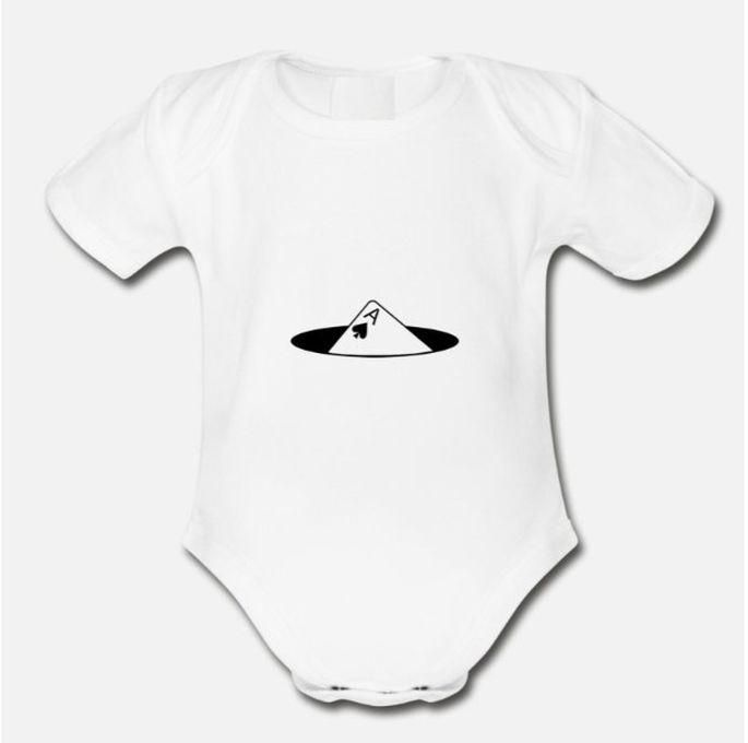 Ace In The Hole Organic Short Sleeve Baby Bodysuit