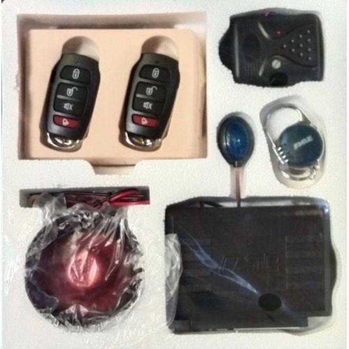Car Security Alarm System + 2 Key Remote Controls Shock Sensor