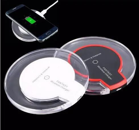 Wireless Charger Crystal Fantasy Pad with LED Light For Samsung S6/S6 Edge/S7 S8 S8 Plus for iPhone