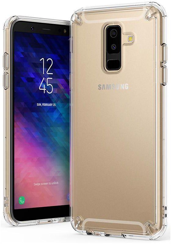 Ringke Case For Samsung Galaxy A6 Plus ‫(2018) Fusion Shock Absorption Back Cover - Clear
