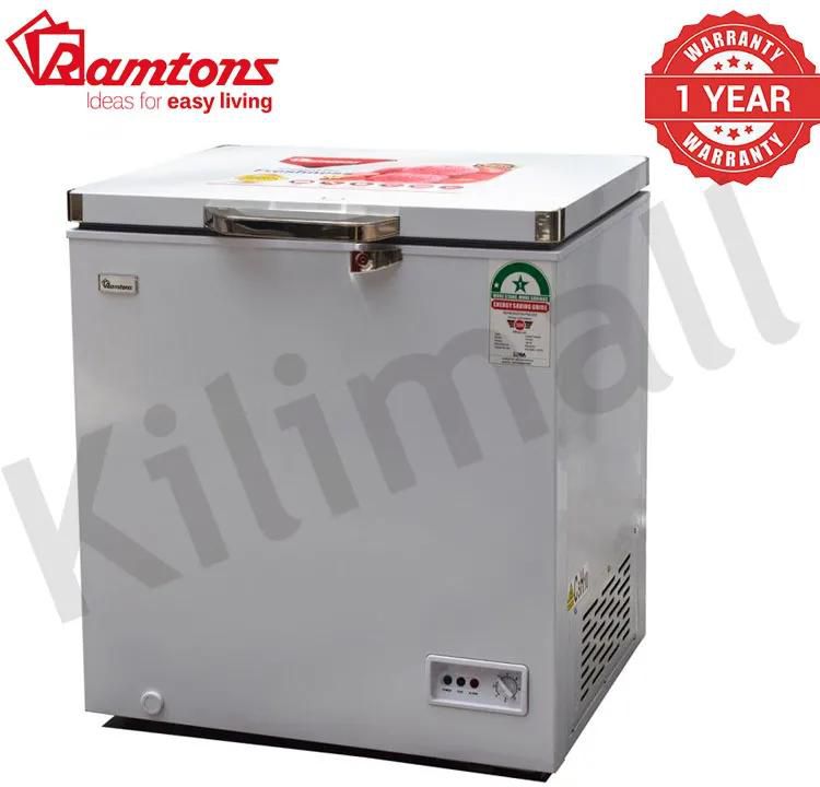 190 LITERS CHEST FREEZER, GREY- CF/237.A must-have in all supermarkets, cafes, mini-marts, eateries, takeaway stores, pubs and clubs, the Ramtons chest freezer provides a safe plac
