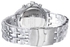 Men's Stainless Steel Analog Wrist Watch M8082 - Silver