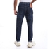 Andora Rounded Pockets Casual Straight Jeans Pants - Navy Blue