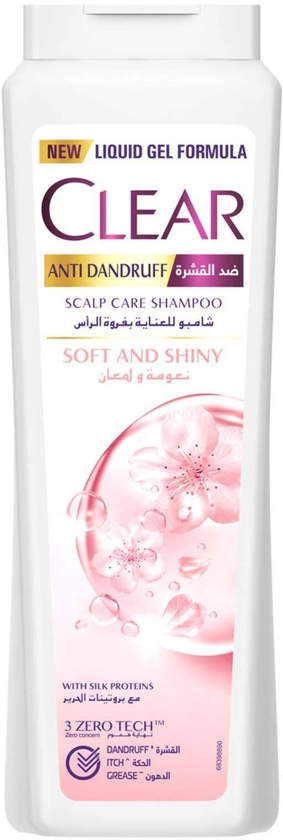 Clear Soft and Shiny Anti-Dandruff Shampoo and Conditioner for Women - 360ml