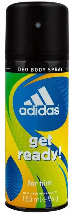 Adidas Get Ready! Deodorant For Men 150 ml
