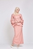 Motherchild Anna Kurung Peplum Dress - 5 Sizes (Sky Pastel Pink)