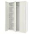 PAX / TYSSEDAL Wardrobe combination, white/mirror glass, 150x60x236 cm - IKEA