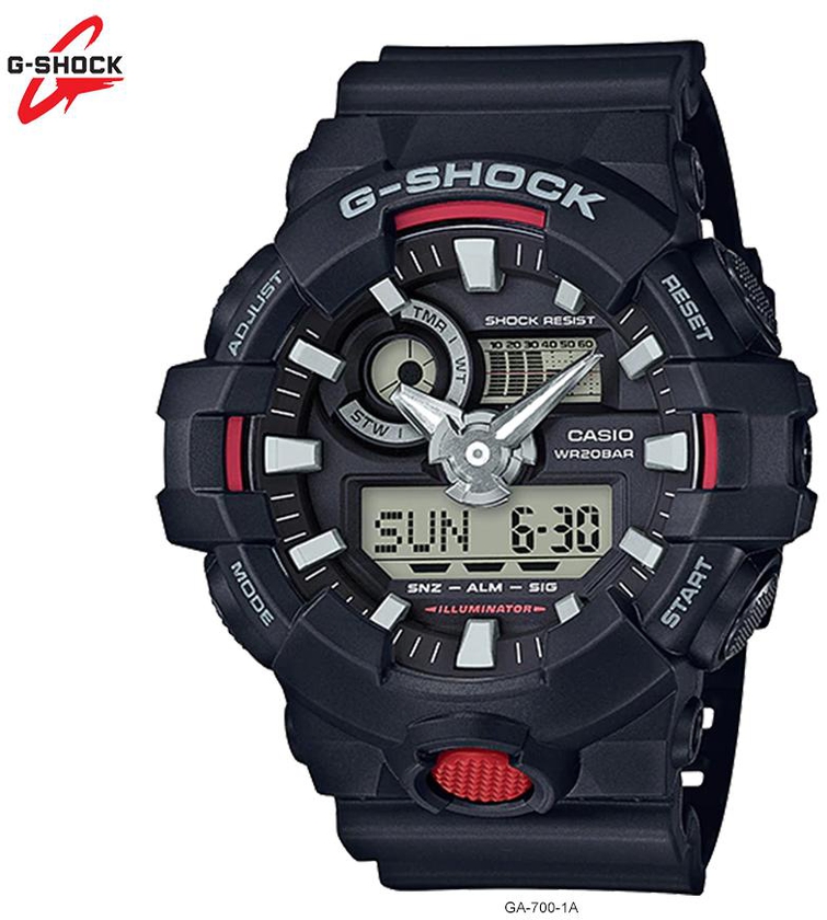 Casio G-Shock GA-700 Analog-Digital Watches 100% Original (5 Colors)