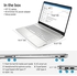 HP Laptop 15.6" 1080p Intel Core i5-1135G7 (11th Gen) (8GB RAM 256GB SSD) Intel Iris Xe Graphics Silver Win 11 - Eng Keyboard