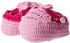 Smurfs - Baby Crochet Shoes - Pink - 3-6 M