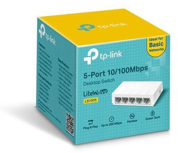 TP-Link LS1005 10/100Mbps 5-Port Desktop Switch