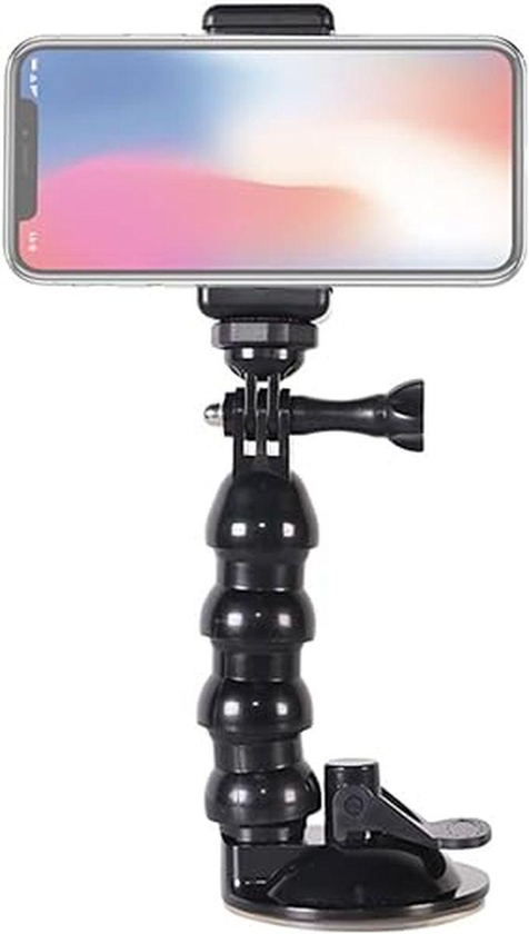 Camera Suction Cup Mount Ajustable Car Mount Holder Heavy Duty Action Camera Holder for Smartphone Action Camera Flexible Extension