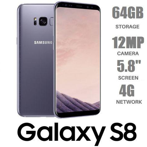 Samsung Galaxy S8 - 5.8" 4GB RAM + 64GB ROM - 12MP - Single SIM Smartphone - Grey