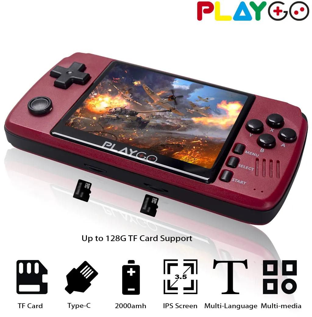 Upgraded PLAYGO Emulator Console 3.5 inch IPS screen Handheld Game player built in more 1000 games For NES/For PS/ Arcade