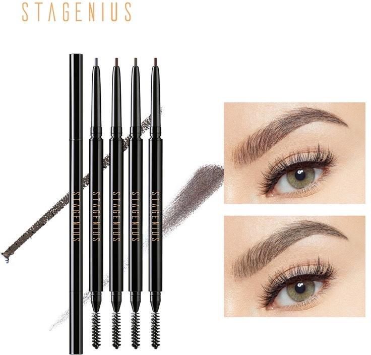Stagenius Eyebrow Pencil Circle &amp; Triangle Shape (4 Colors)