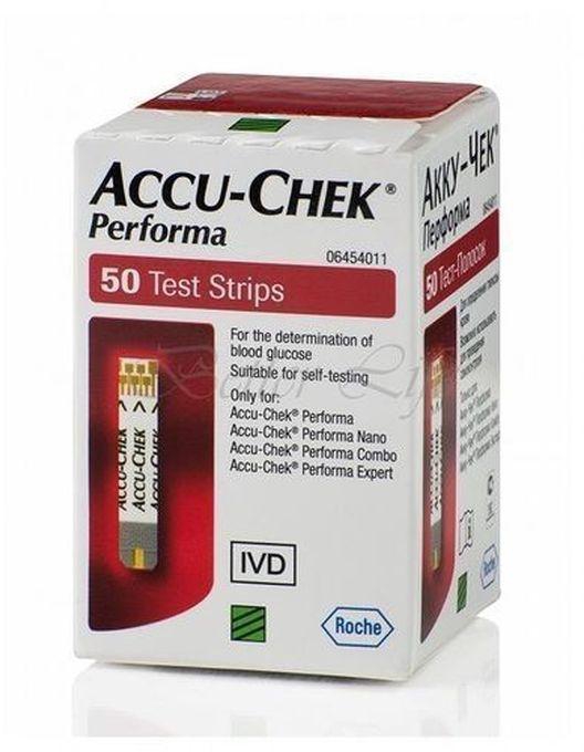 ACCU CHEK Performa Glucose Test Strips - 50 Strips