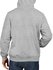 Ibrand Grey Cotton V Neck Hoodie & Sweatshirt For Men