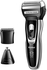 Kemei KM-5558 3*1 Rechargeable Electric Shaver - Black/Silver