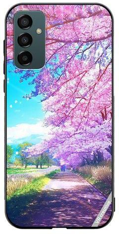 Protective Case Cover For Samsung Galaxy M23 Garden Design Design Multicolour