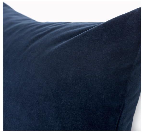 SANELA غطاء وسادة, أزرق غامق, ‎50x50 سم‏ - IKEA