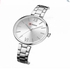 Women Stainless Steel Waterproof Stylish Curren Watch 9017 Silver