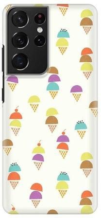 Scoopy Cones Case Cover For Samsung Galaxy S21 Ultra 5G Multicolour