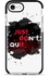 Protective Case Cover For Apple iPhone 8 Just don't quit Full Print