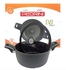 Pedrini Cooking Pot - 24 Cm - Dark Grey