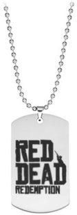 Stainless Steel Red Dead Redemption Printed Pendant Necklace