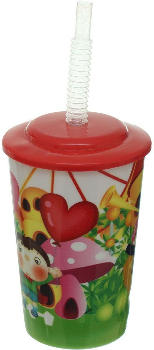 Kids Cup 0053A With Straw - Multi Color