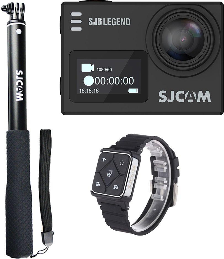 SJCam Action Cameras 4K Resolution , 721 Optical Zoom and 2.1 Inch Screen Size Camcorder - SJ6 Legend