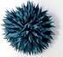 Fashion Blue Teal Satin Fabric Flower Hair/Dress Clip