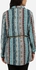 Momo Patterned Shirt - Turquoise