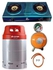 Cepsa 12.5kg Gas Cylinder With Universal Gas Cooker, Metered Regulator, Hose & Clips