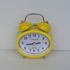 Clockamania OVAL Bell Alarm Clock - Yellow