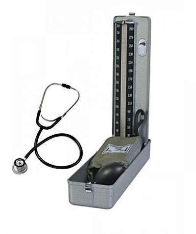 Mercurial Blood Pressure Monitor and Stethoscope