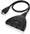 3D Audio 3 x 1 HDMI Switch Cable for Apple TV/Chromecast Stick