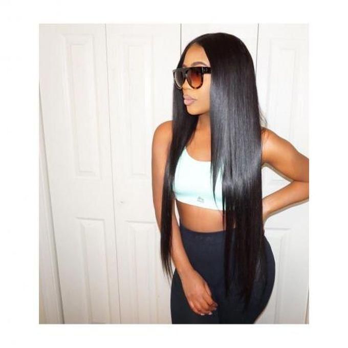 Straight Hair Wig With Closure