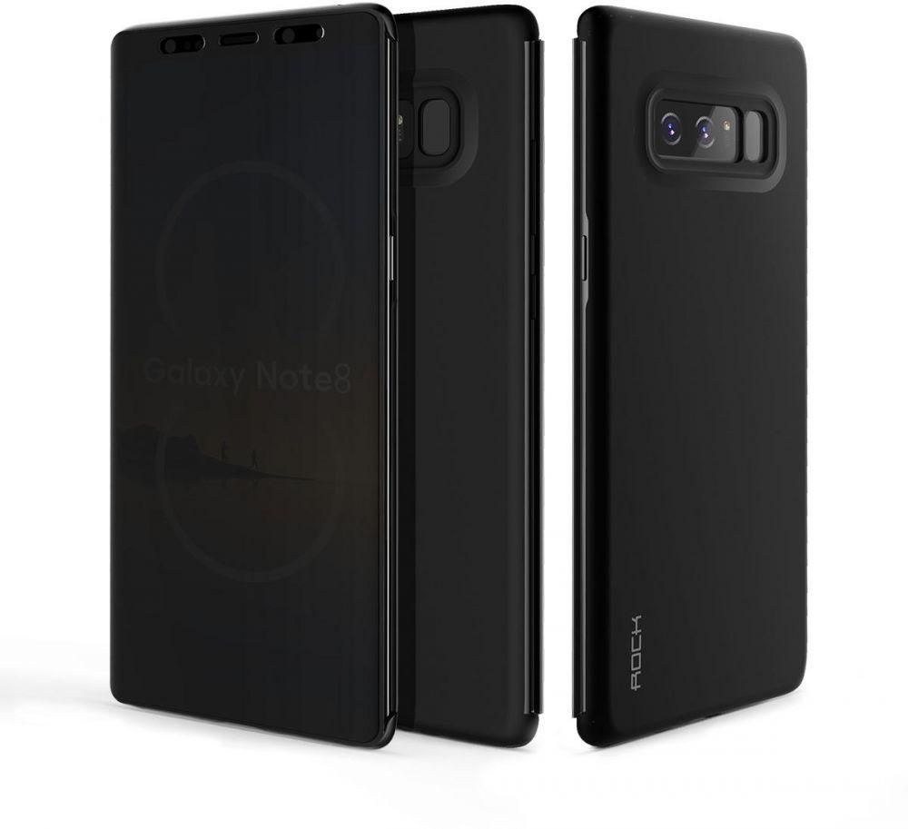 Rock Dr. V Series flip case for Samsung Galaxy Note 8 Black