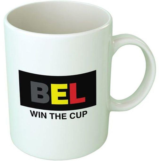 Belgium Win The Cup Ceramic Mug - Multicolor