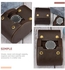 POPETPOP Single Leather Watch Case: Travel PU Anti-scratching Watch Storage Roll Holder Jewelry Bracelets Organizer Portable for All Wrist Watches Watches