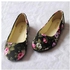 Fashion New Womens Ballerina Ballet Dolly Pumps Ladies Flower Flat Shoes Size 4.5-7.5