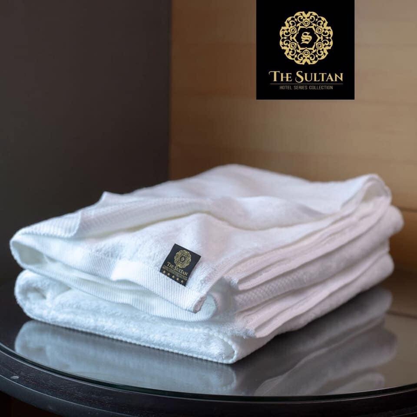 The Sultan Luxury Hotel Towel Beta 4 Star 400g Baginda 5 Star 700g (White)