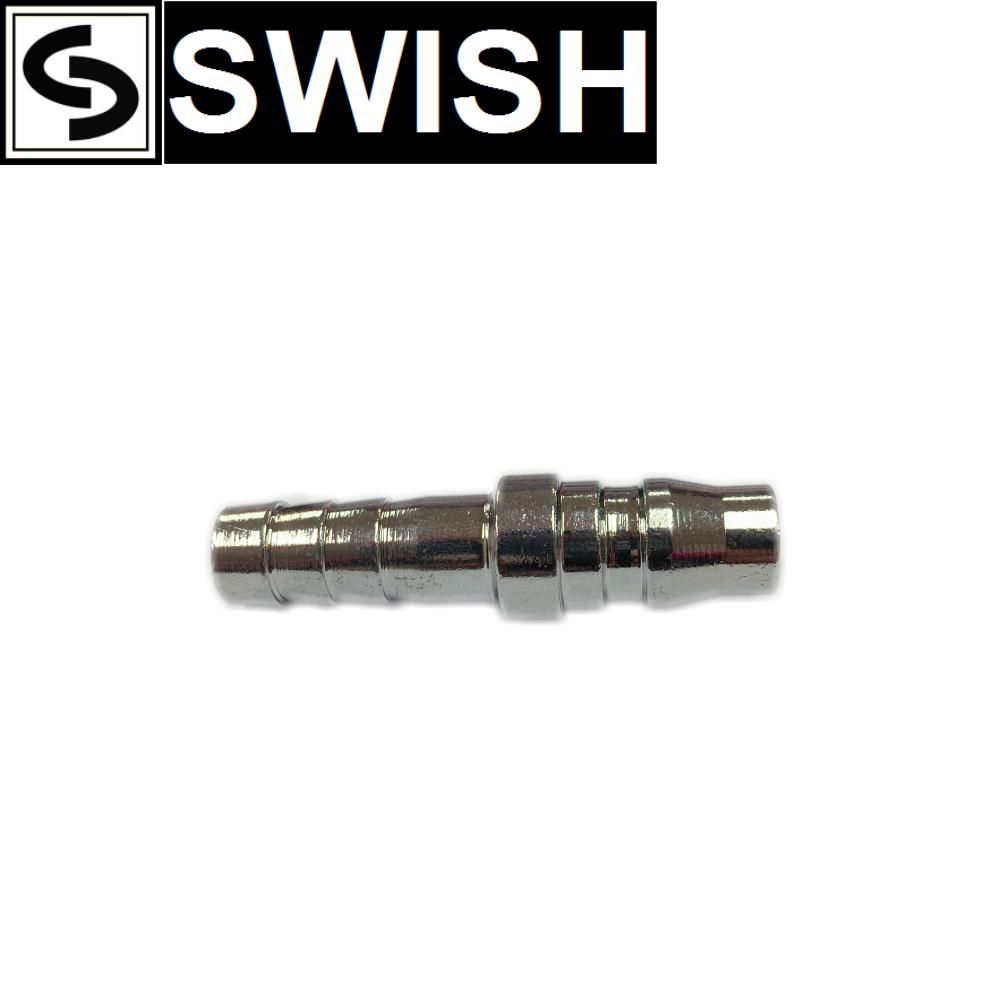 SWISH PH20 1/4 Pneumatic Air Compressor Hose Quick Coupler Plug Fitting -10pcs (Silver)