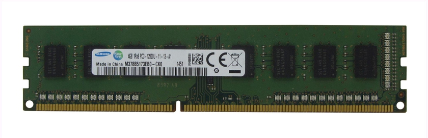 Samsung M378B5173EB0-CK0 Samsung 4GB PC3-12800 DDR3-1600MHz CL11 240-Pin DIMM Single Rank Memory Module